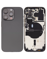 Back Housing W/ Small Parts For iPhone 14 Pro (US Version) (Pull) (Space Black)