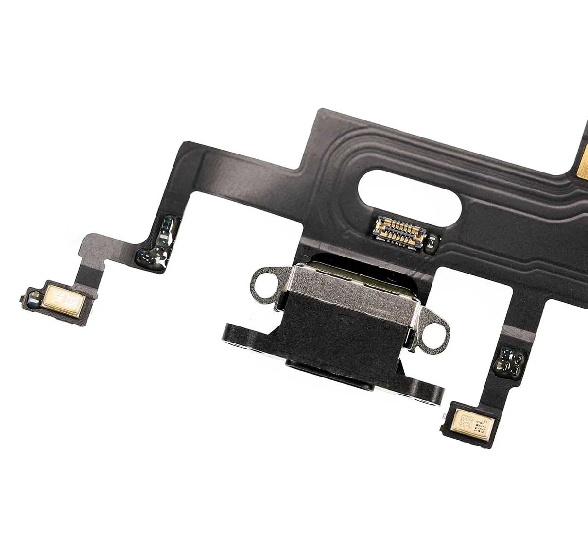 Charging Port Flex Cable For iPhone XR (Pull) (Black)