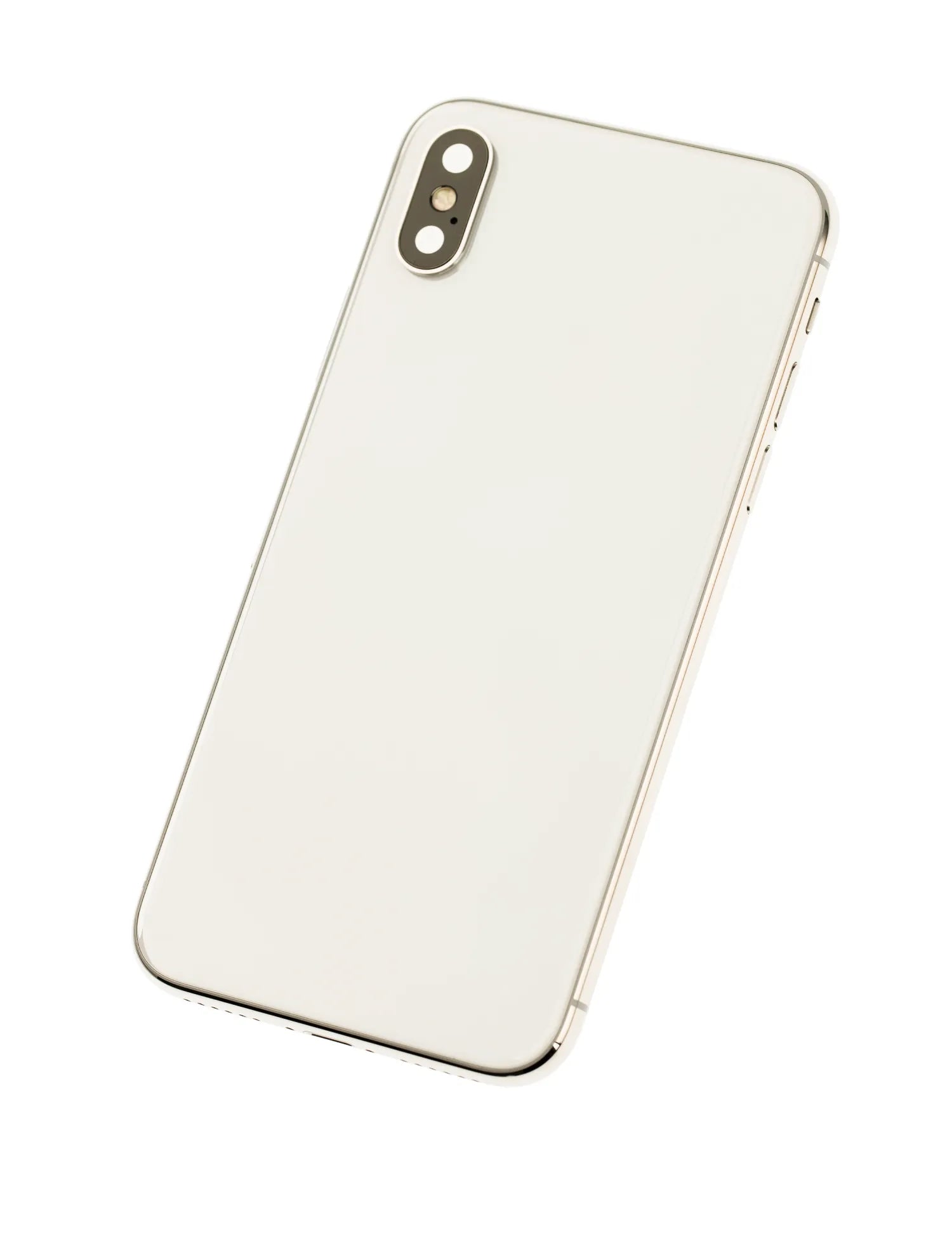 Back Housing W/ Small Components Pre-Installed For iPhone X (Used OEM) (Pull) (Silver)