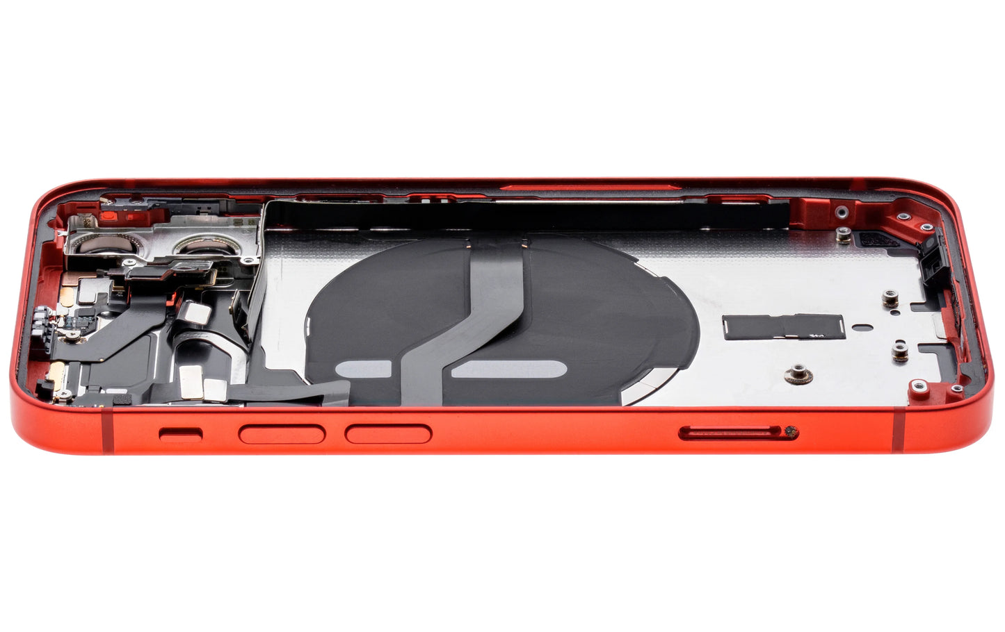 Back Housing W/ Small Parts For iPhone 12 Mini (EU / Global Version) (Pull) (Red)