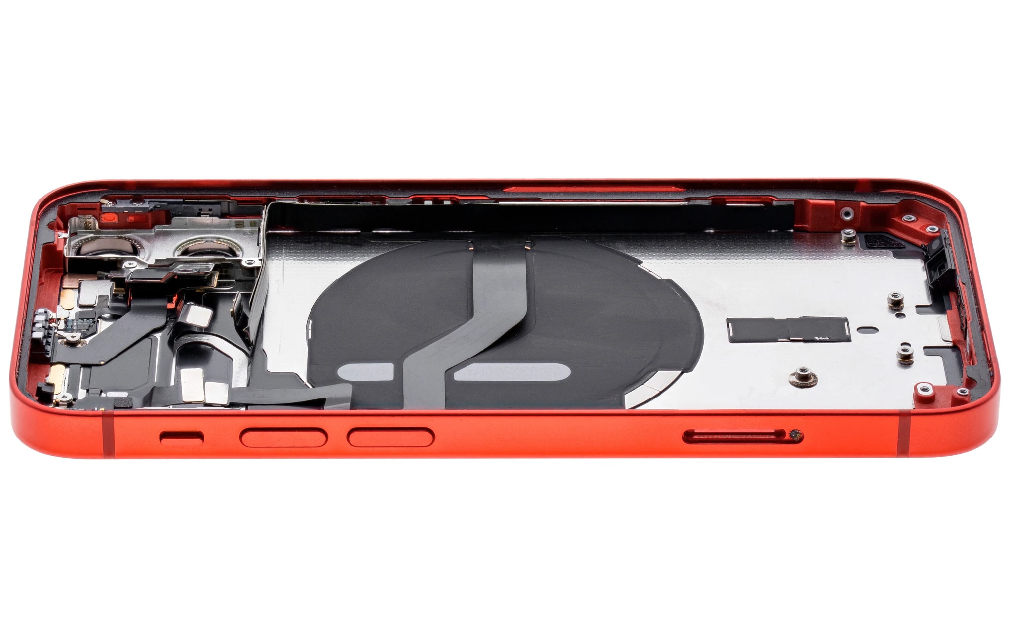 Back Housing W/ Small Parts For iPhone 12 Mini (EU / Global Version) (Pull) (Red)