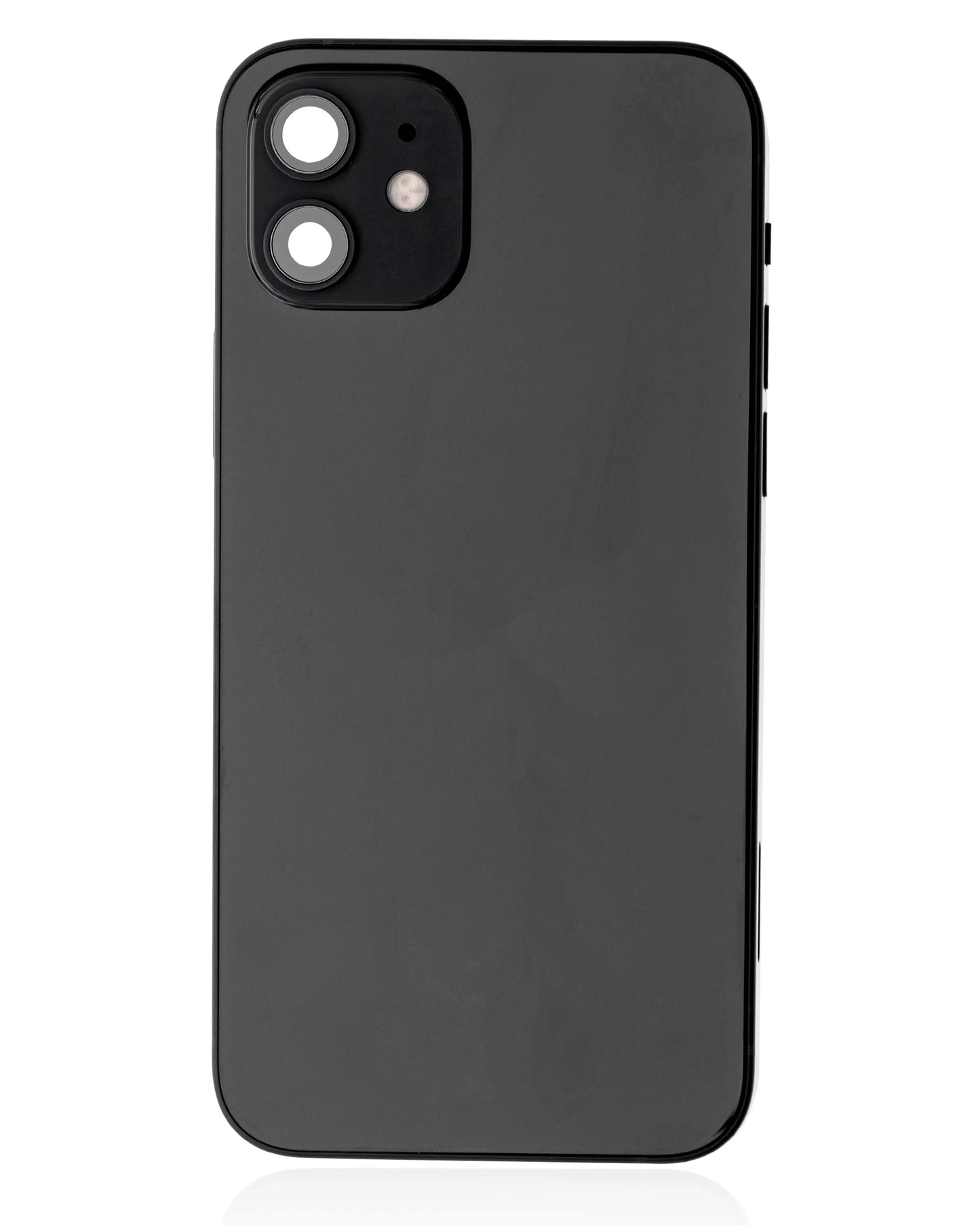 Back Housing W/ Small Parts For iPhone 12 (EU / Global Version) (Pull) (Black)