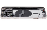 Back Housing W/ Small Parts For iPhone 12 (US Version) (Pull) (White)