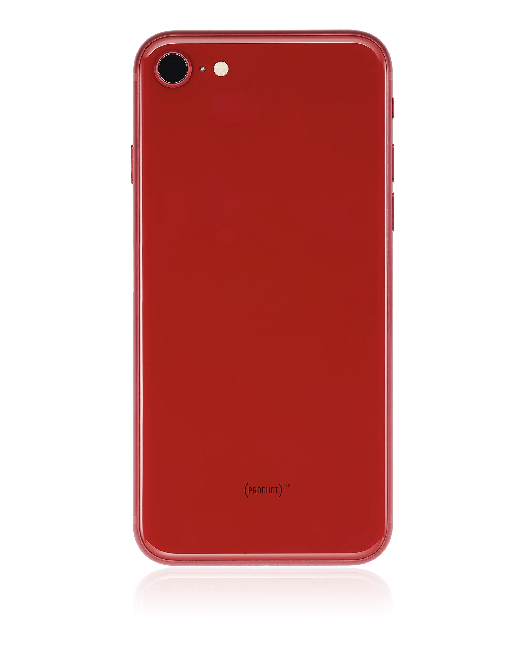 Back Housing W/ Small Components Pre-Installed For iPhone SE (2022) (Pull) (Red)