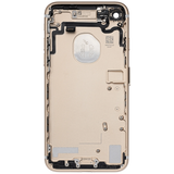 Back Housing W/ Small Components Pre-Installed For iPhone 7 (Pull) (Gold)