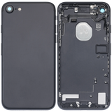 Back Housing W/ Small Components Pre-Installed For iPhone 7 (Pull) (Matte Black)