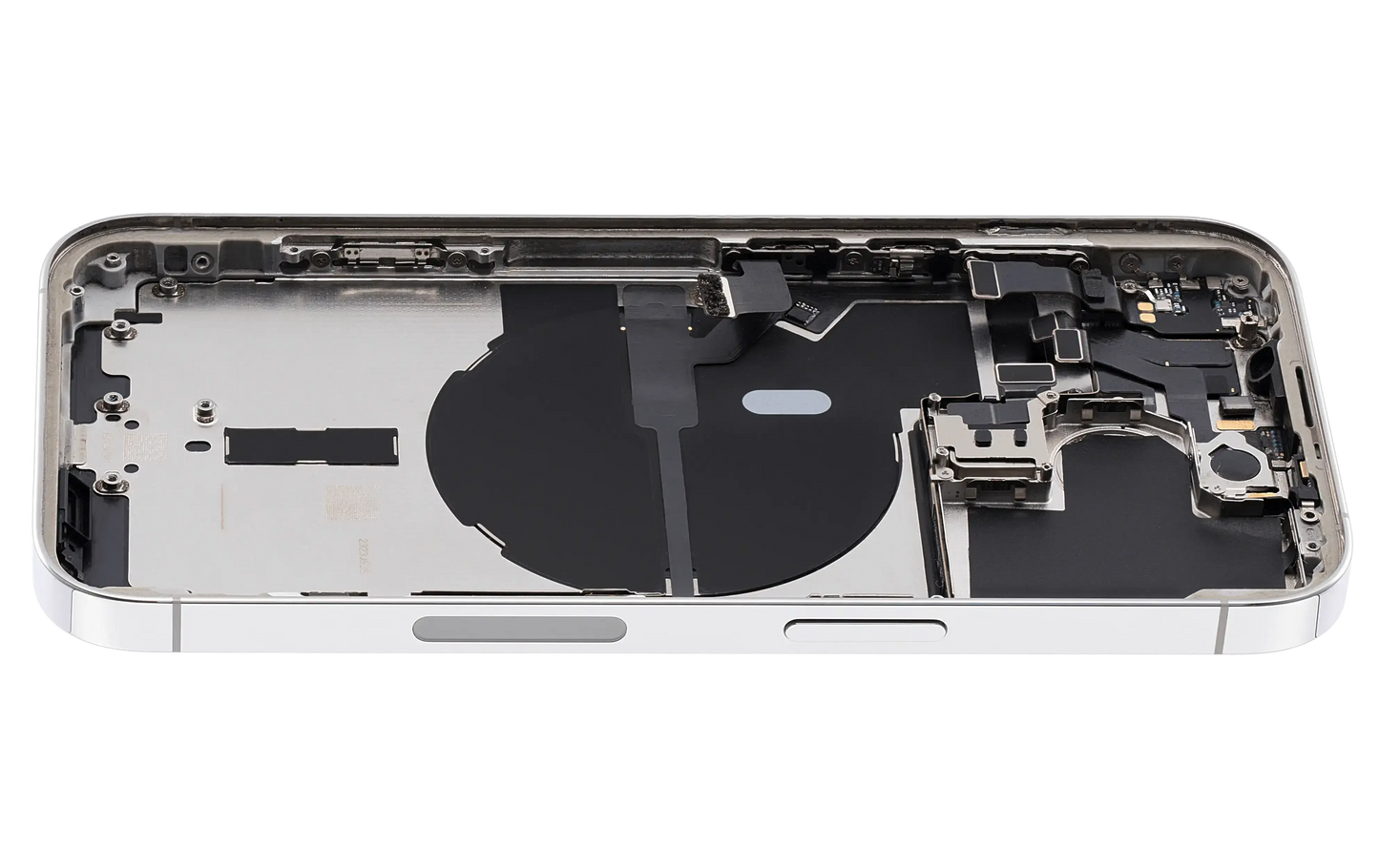 Back Housing W/ Small Parts For iPhone 14 Pro (US Version) (Pull) (Silver)
