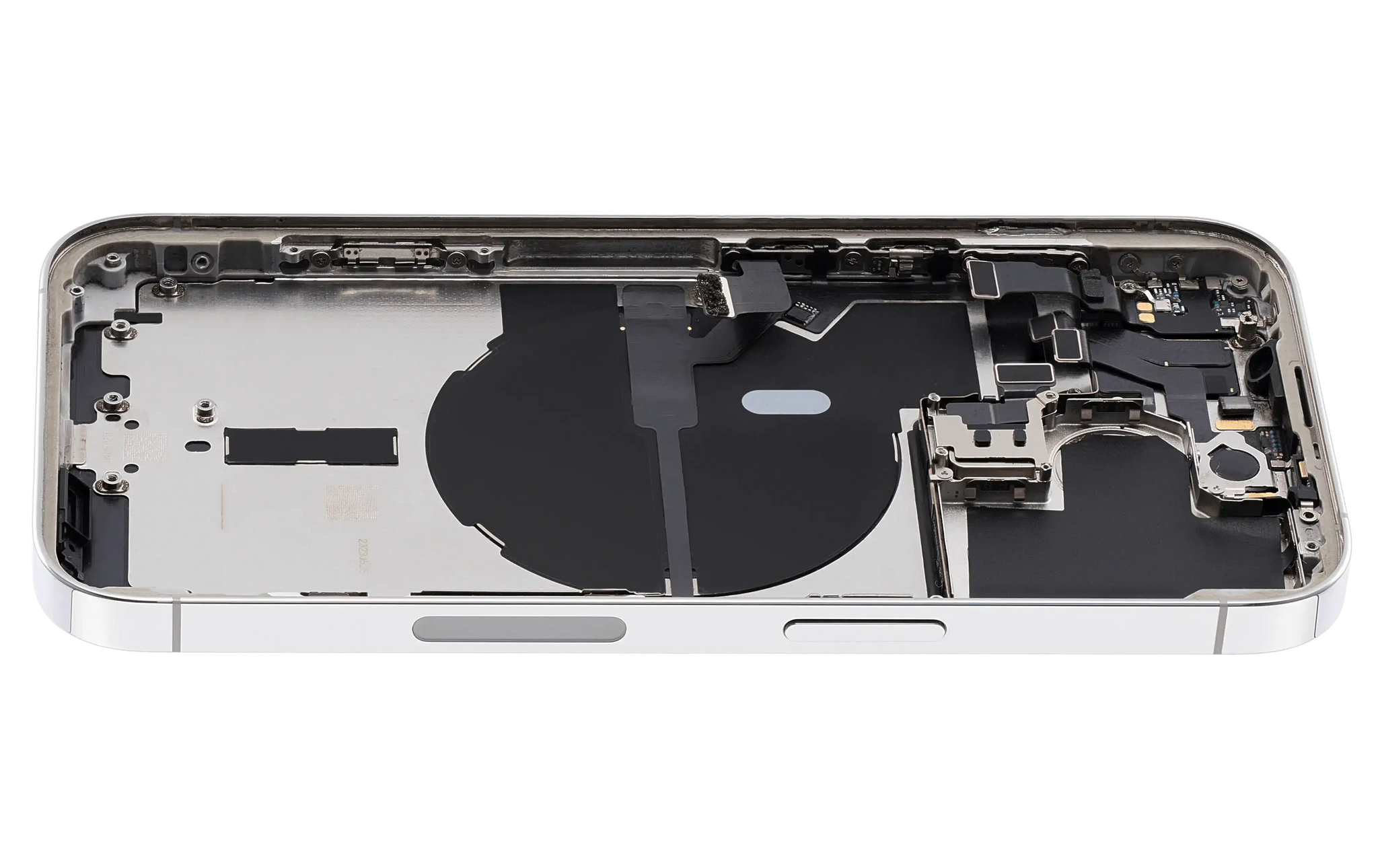 Back Housing W/ Small Parts For iPhone 14 Pro (US Version) (Pull) (Silver)