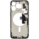 Mid-Frame Housing W/ Charging Port Flex & Small Parts For iPhone 15 Pro Max (Pull) (Natural Titanium)