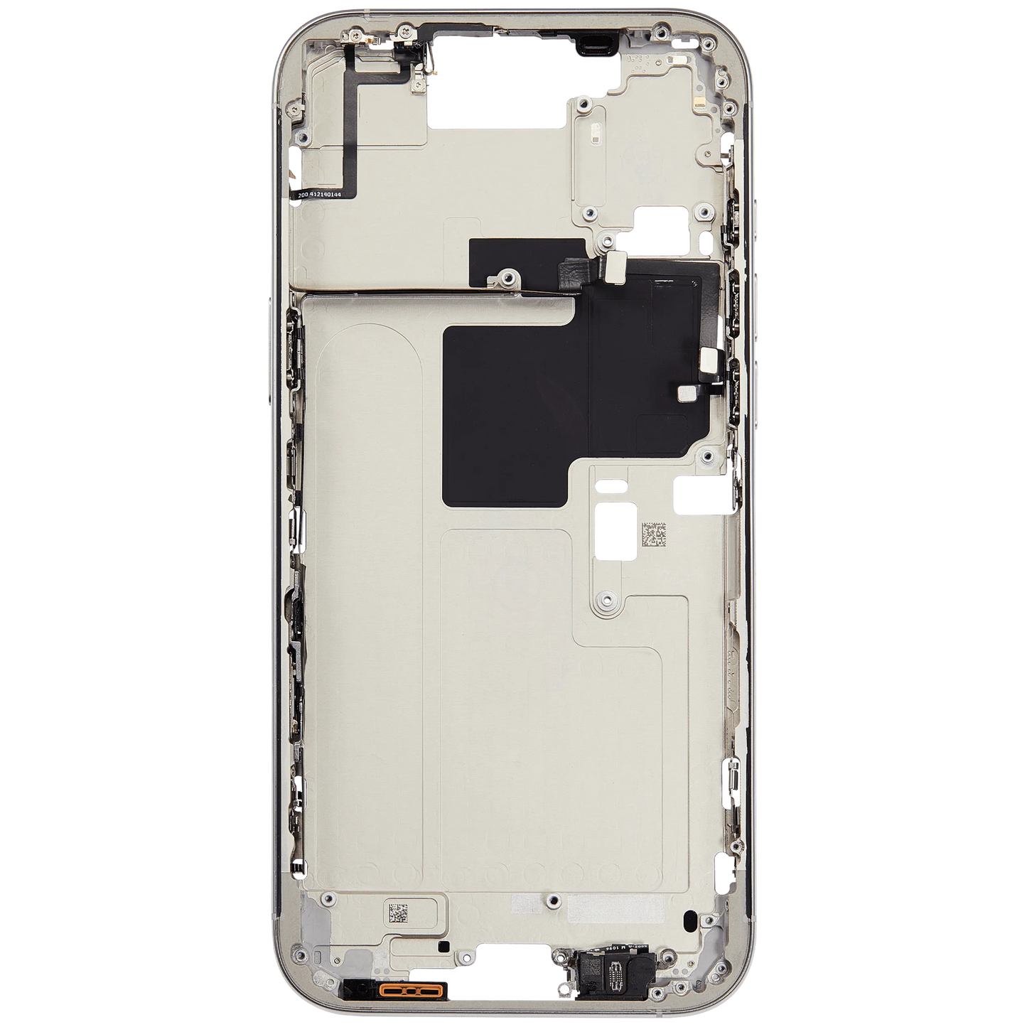Mid-Frame Housing W/ Small Parts For iPhone 16 Pro Max (EU / Global Version) (Pull) (White Titanium)