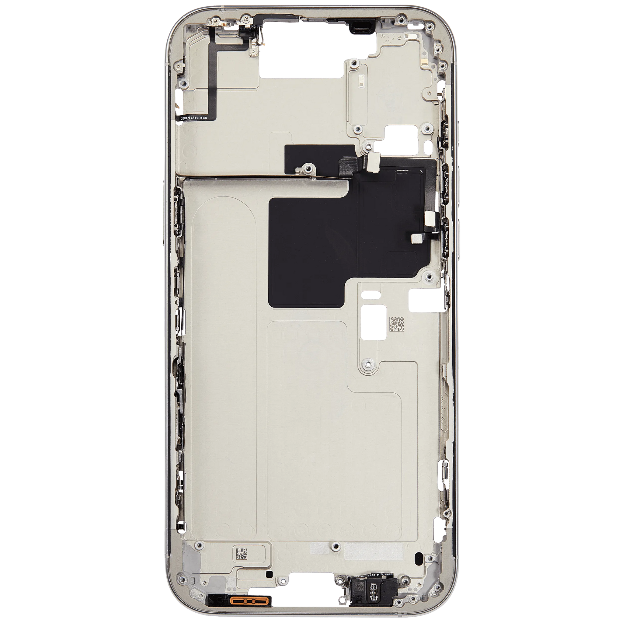 Mid-Frame Housing W/ Small Parts For iPhone 16 Pro Max (EU / Global Version) (Pull) (White Titanium)