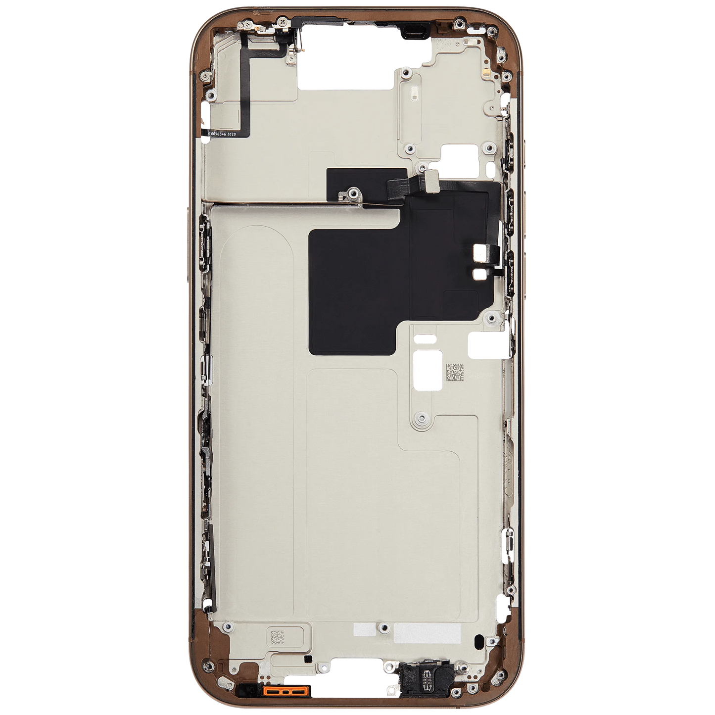 Mid-Frame Housing W/ Small Parts For iPhone 16 Pro Max (EU / Global Version) (Pull) (Desert Titanium)