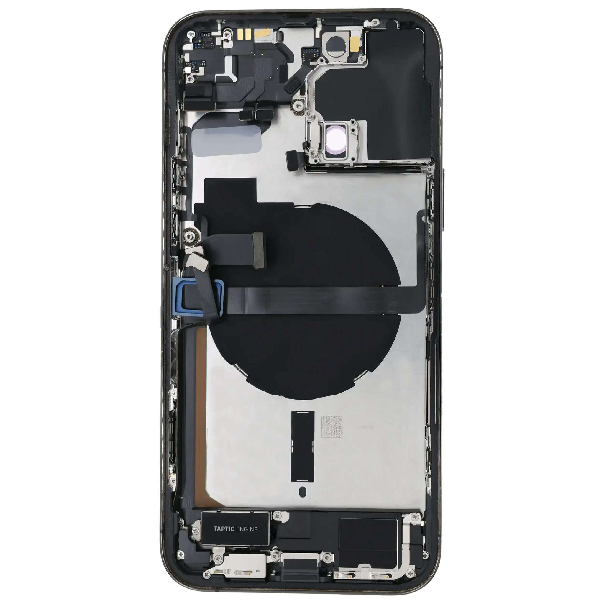 Back Housing W/ Charging Port Flex & Small Parts For iPhone 13 Pro Max (US Version) (Used OEM) (Pull (Alpine Green)