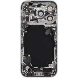 Back Housing W/ Charging Port Flex & Small Parts For iPhone 17 Pro (EU / Global Version) (Pull) (Silver)