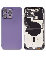 Back Housing W/ Small Parts For iPhone 14 Pro Max (US Version) (Pull) (Deep Purple)