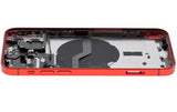 Back Housing W/ Small Parts For iPhone 12 (US Version) (Pull) (Red)
