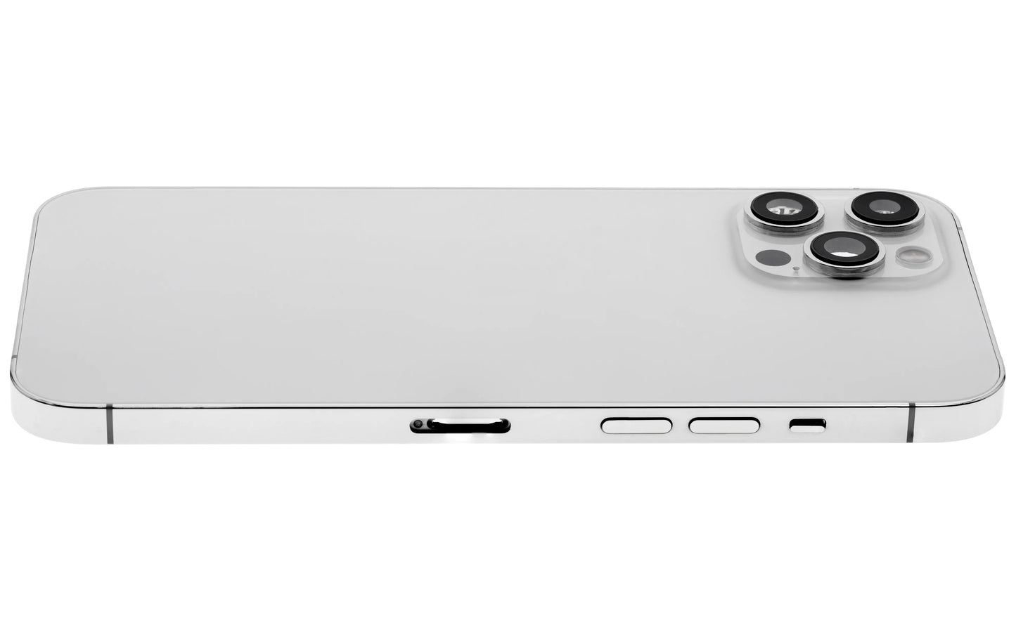Back Housing W/ Small Parts For iPhone 12 Pro Max (US Version) (Pull) (Silver)