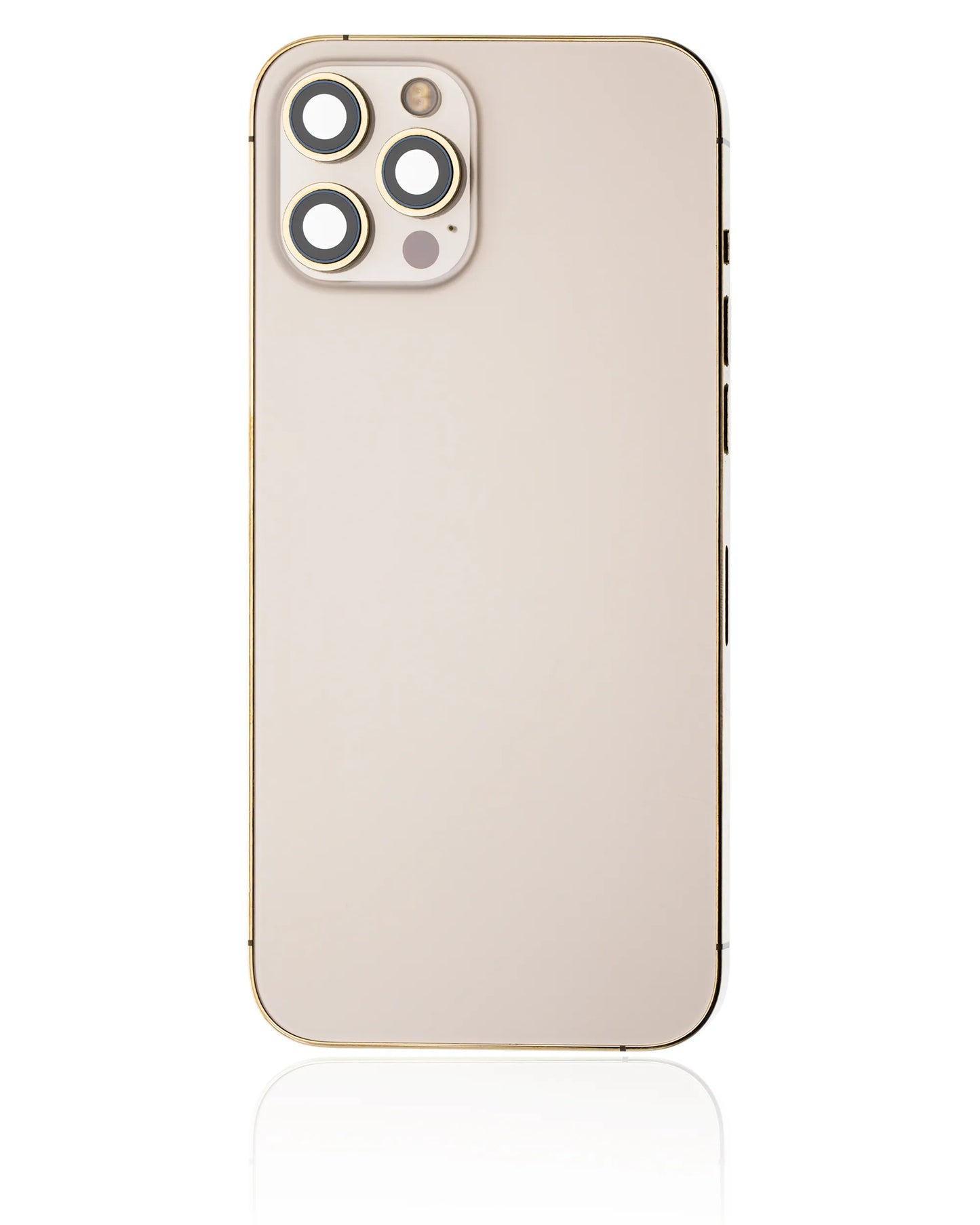 Back Housing W/ Small Parts For iPhone 12 Pro Max (EU / Global Version) (Pull) (Gold)