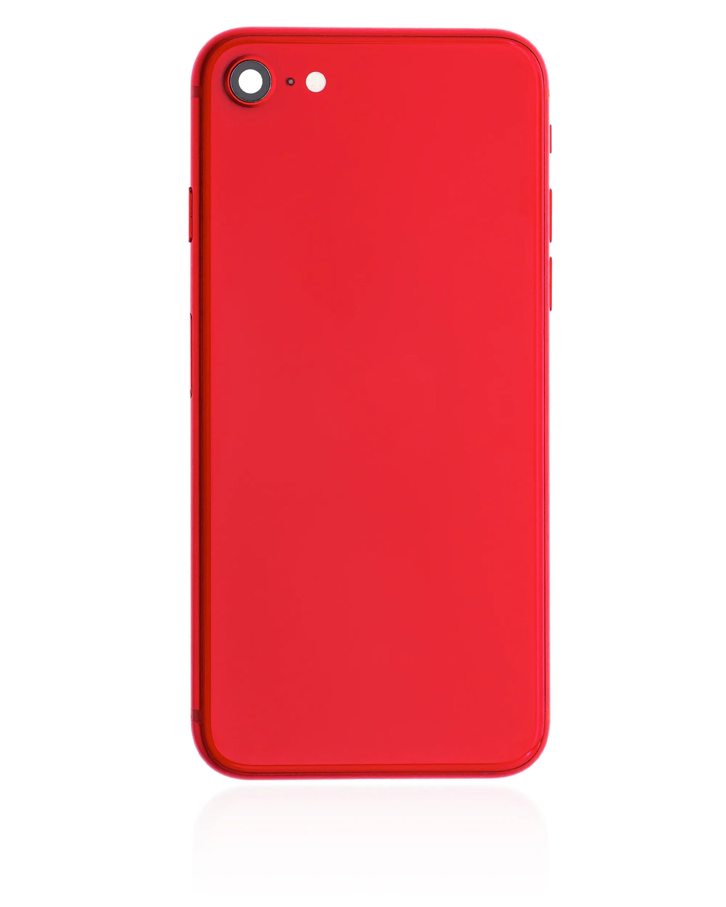 Back Housing W/ Small Components Pre-Installed For iPhone SE (2020) (Used OEM) (Pull) (Red)
