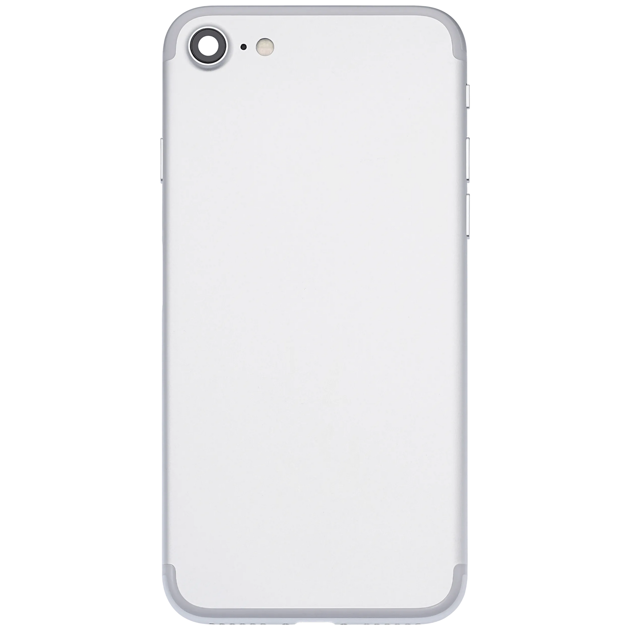Back Housing W/ Small Components Pre-Installed For iPhone 7 (Pull) (Silver)
