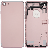 Back Housing W/ Small Components Pre-Installed For iPhone 7 (Pull) (Rose Gold)