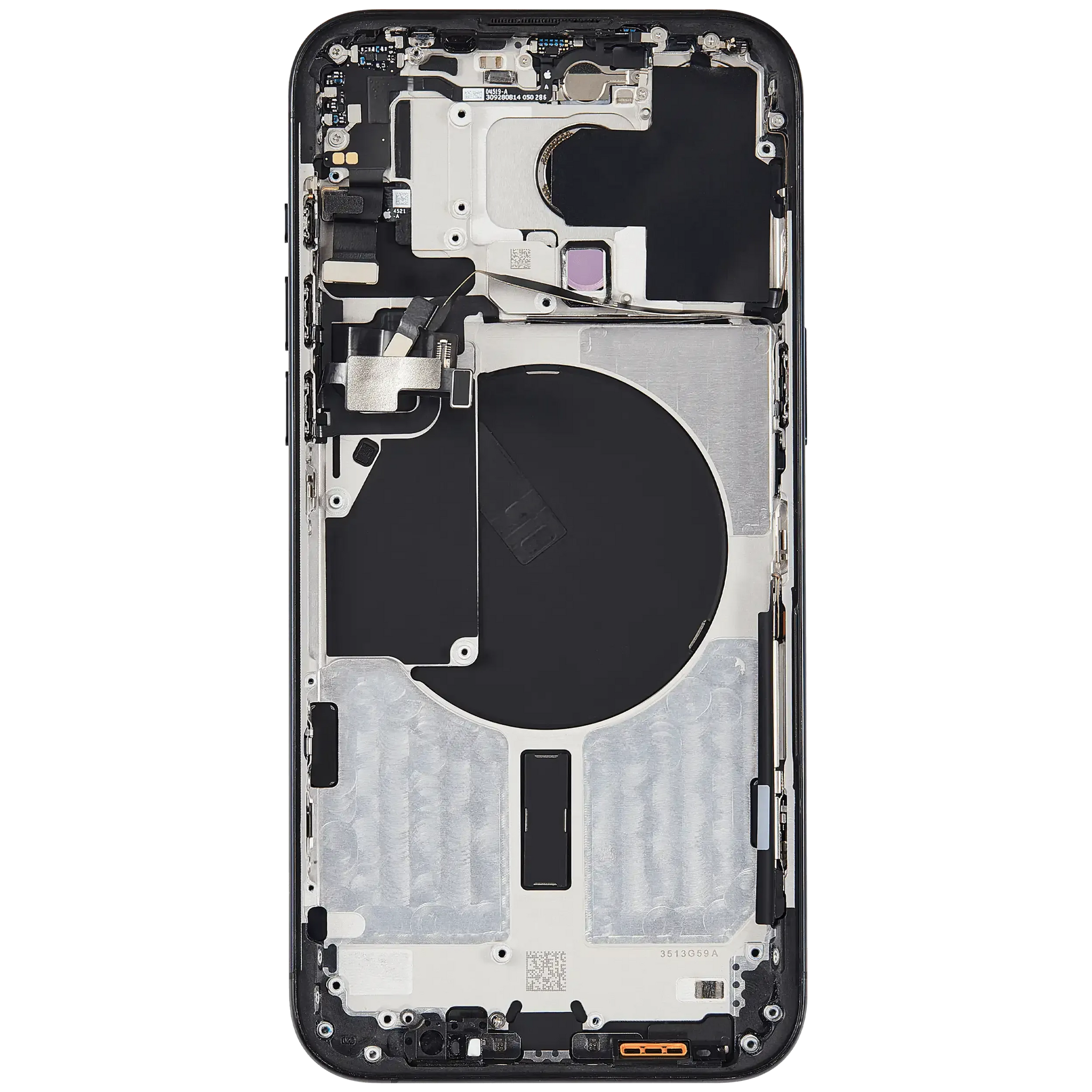 Back Housing W/ Small Parts For iPhone 15 Pro Max (US Version) (Pull) (Black Titanium)