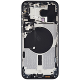 Back Housing W/ Small Parts For iPhone 15 Pro Max (US Version) (Pull) (Blue Titanium)