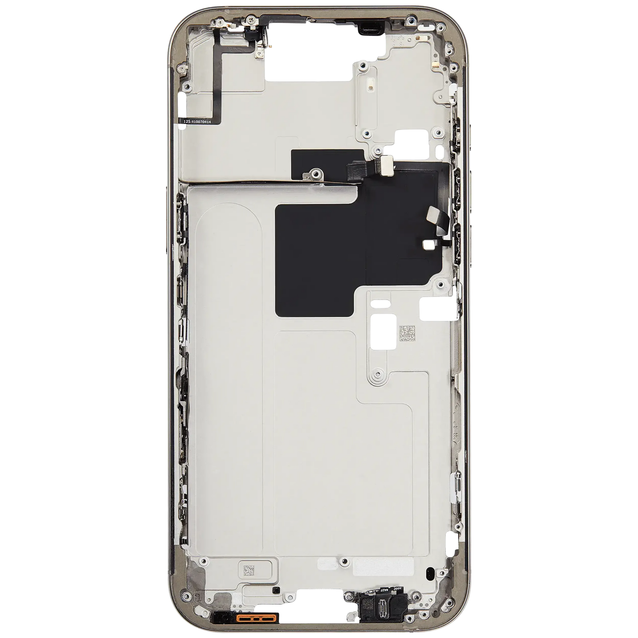 Mid-Frame Housing W/ Small Parts For iPhone 16 Pro Max (EU / Global Version) (Pull) (Natural Titanium)