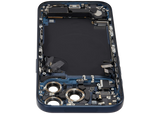 Back Housing W/ Charging Port Flex & Small Parts Compatible For iPhone 17 Pro (US Version) (Pull) (Deep Blue)
