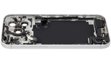 Back Housing W/ Charging Port Flex & Small Parts Compatible For iPhone 17 Pro Max (US Version) (Pull) (Silver)