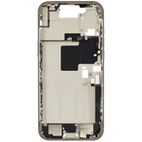 Mid-Frame Housing W/ Charging Port Flex & Small Parts For iPhone 16 Pro Max (EU / Global Version) (Pull) (Natural Titanium)
