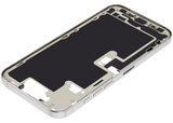 Mid-Frame Housing W/ Charging Port Flex & Small Parts For iPhone 16 Pro Max (EU / Global Version) (Used OEM Pull: Grade C) (White Titanium)
