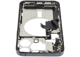 Mid-Frame Housing W/ Charging Port Flex & Small Parts For iPhone 15 Pro Max (US Version) (Pull) (Black Titanium)