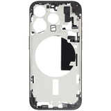 Mid-Frame Housing W/ Small Parts For iPhone 15 Pro (EU / Global Version) (Pull) (Black Titanium)