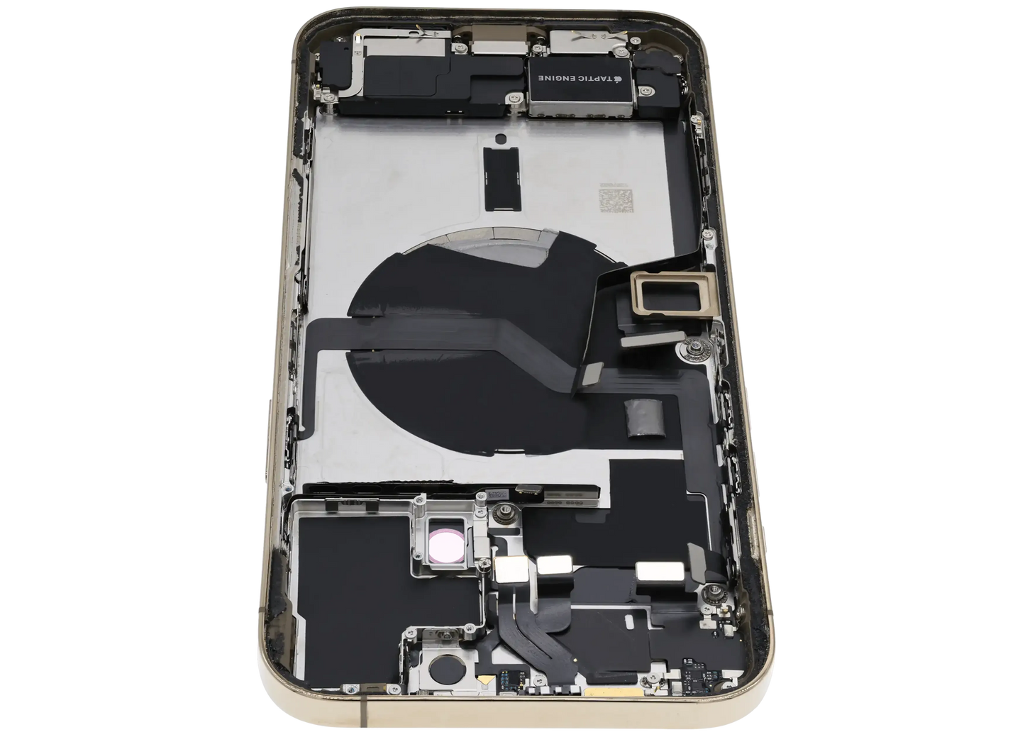 Back Housing W/ Charging Port Flex & Small Parts For iPhone 12 Pro Max (US Version) (Used OEM) (Pull) (Gold)