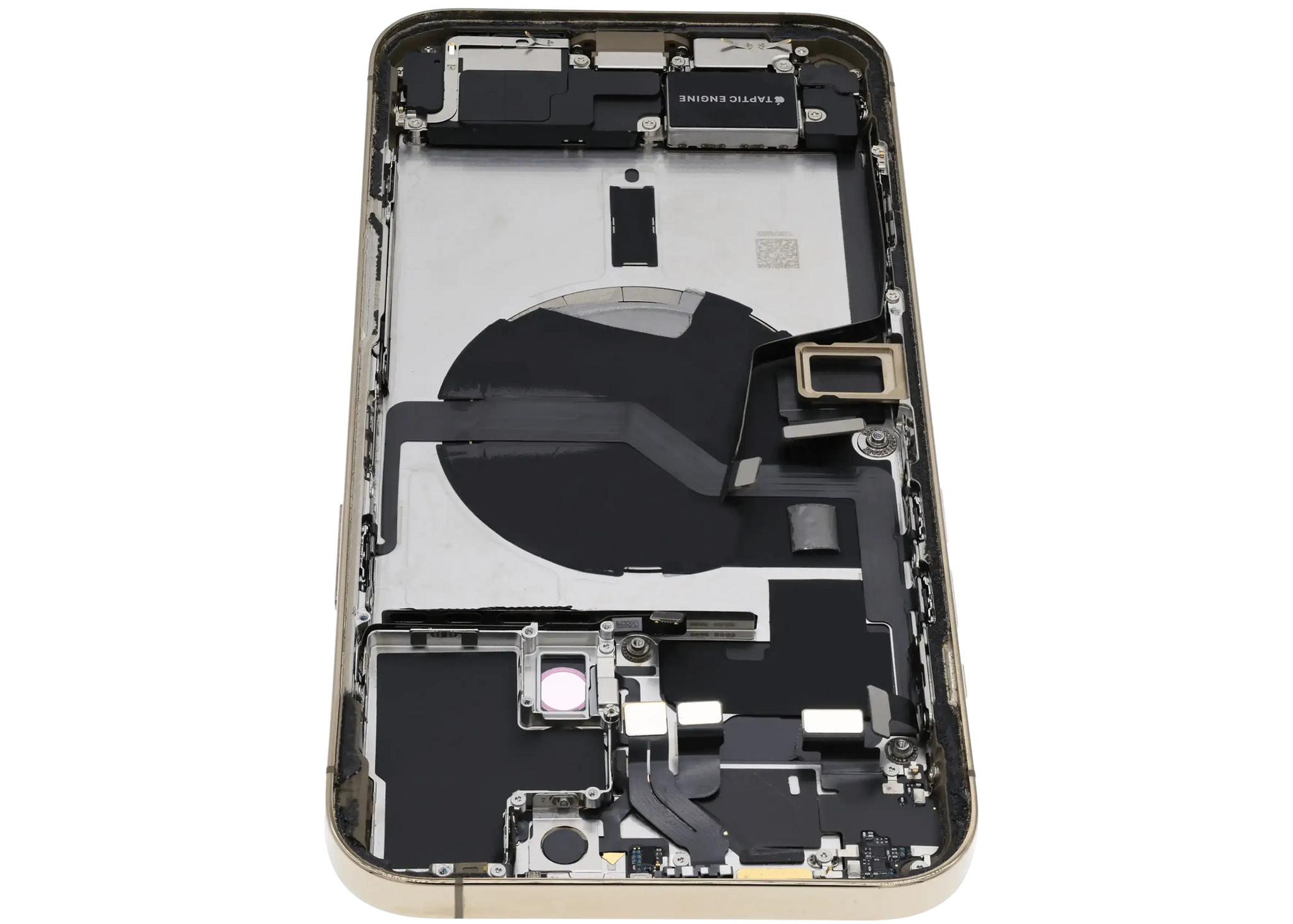 Back Housing W/ Charging Port Flex & Small Parts For iPhone 12 Pro Max (US Version) (Used OEM) (Pull) (Gold)