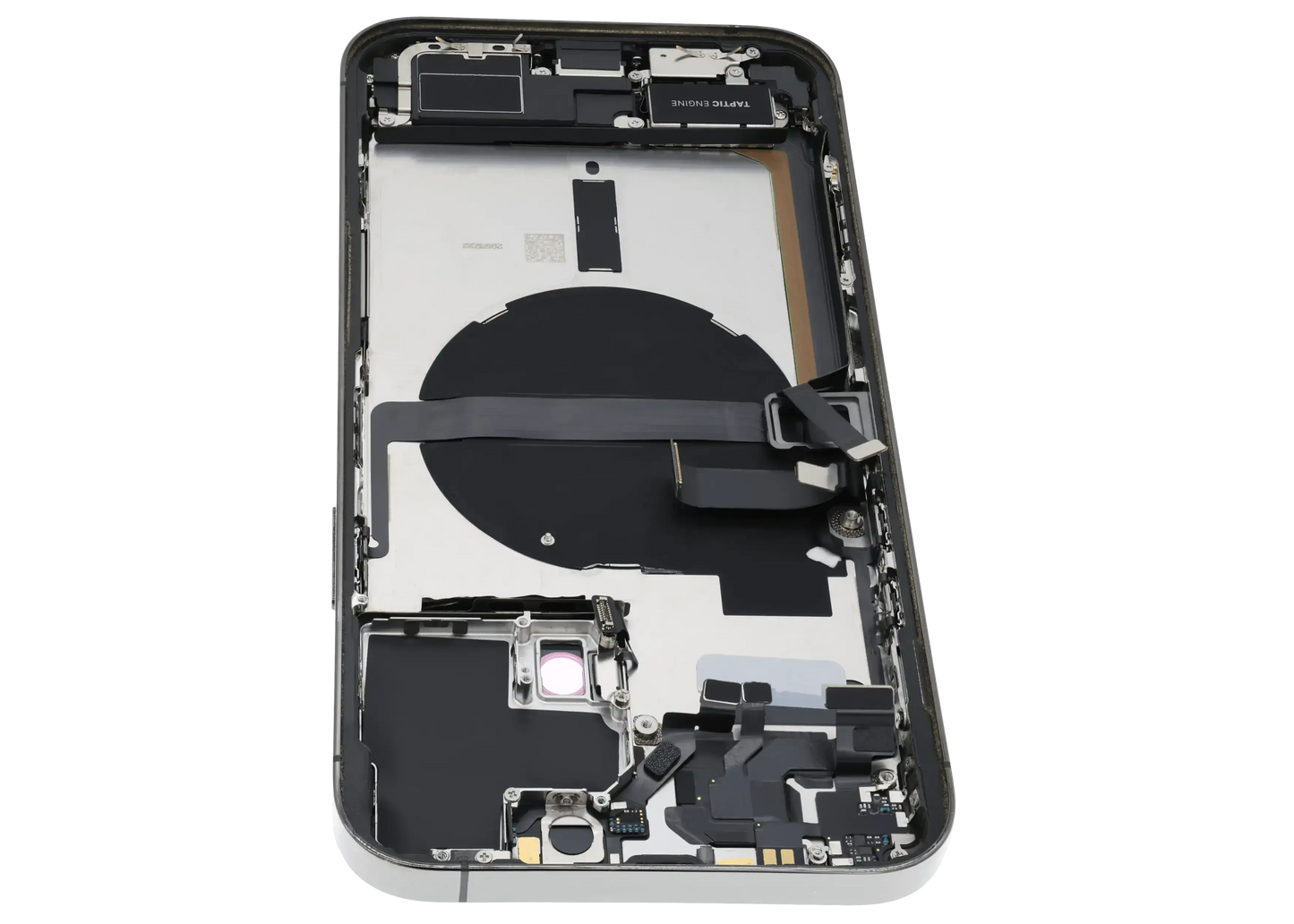 Back Housing W/ Charging Port Flex & Small Parts For iPhone 13 Pro Max (US Version) (Used OEM) (Pull) (Graphite)