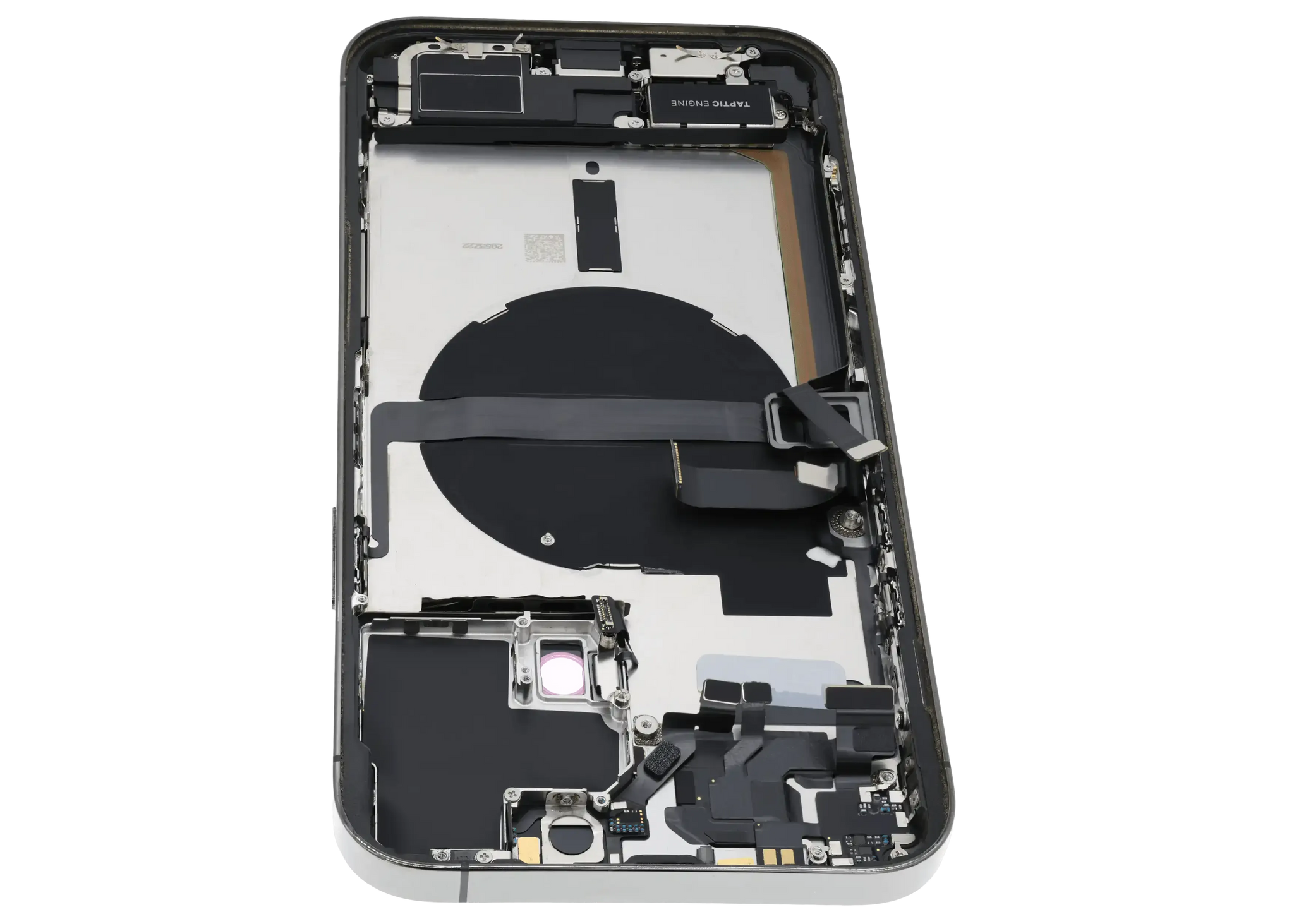 Back Housing W/ Charging Port Flex & Small Parts For iPhone 13 Pro Max (US Version) (Used OEM) (Pull) (Graphite)