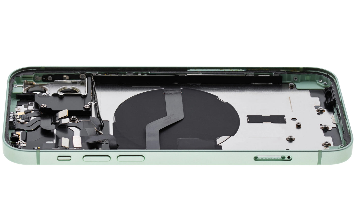 Back Housing W/ Small Parts For iPhone 12 (US Version) (Pull) (Green)