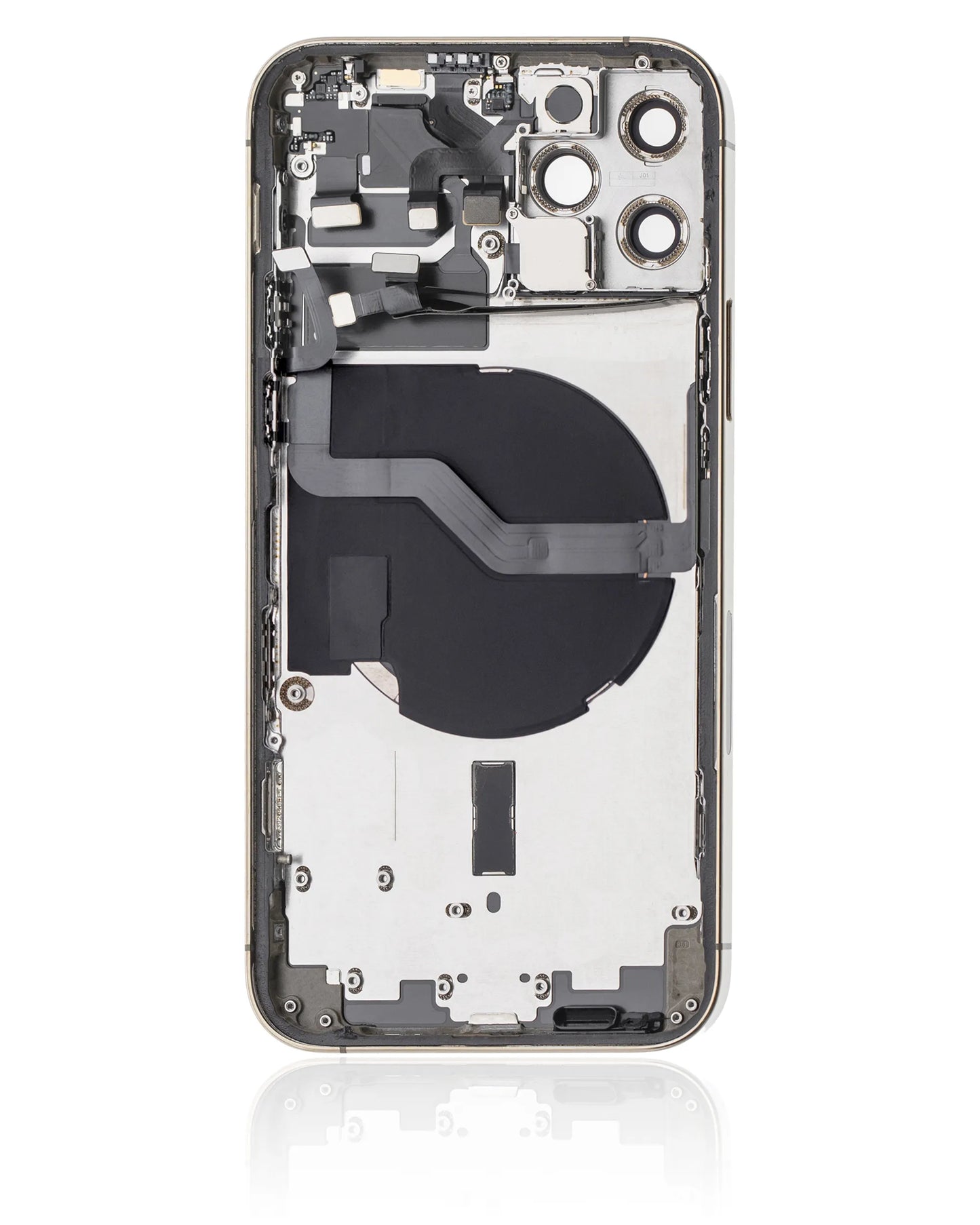 Back Housing W/ Small Parts For iPhone 12 Pro (EU / Global Version) (Pull) (Gold)