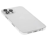 Back Housing W/ Charging Port Flex & Small Parts For iPhone 12 Pro Max (US Version) (Used OEM) (Pull) (Silver)