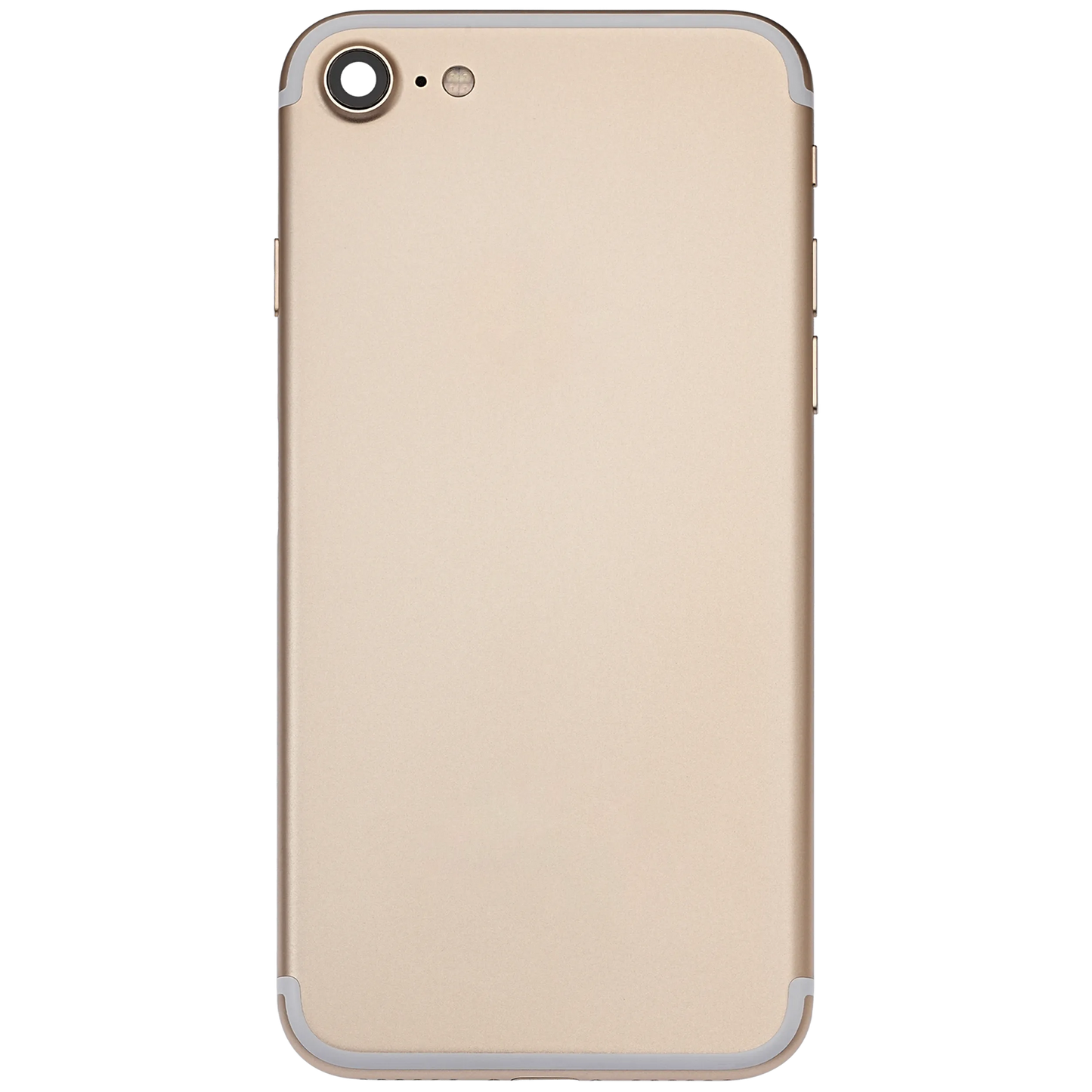 Back Housing W/ Small Components Pre-Installed For iPhone 7 (Pull) (Gold)