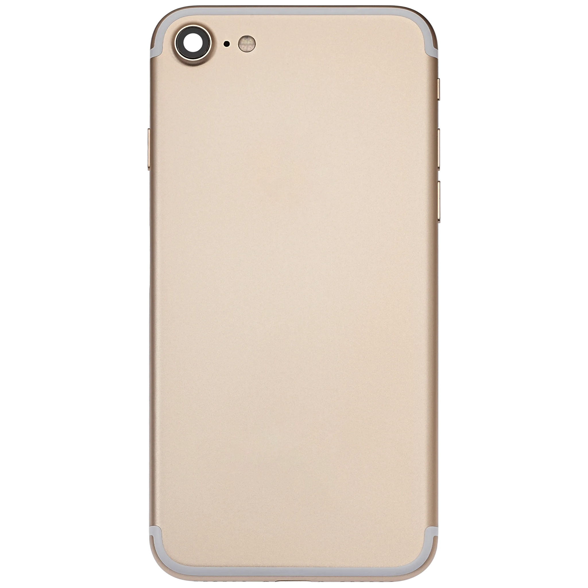Back Housing W/ Small Components Pre-Installed For iPhone 7 (Pull) (Gold)