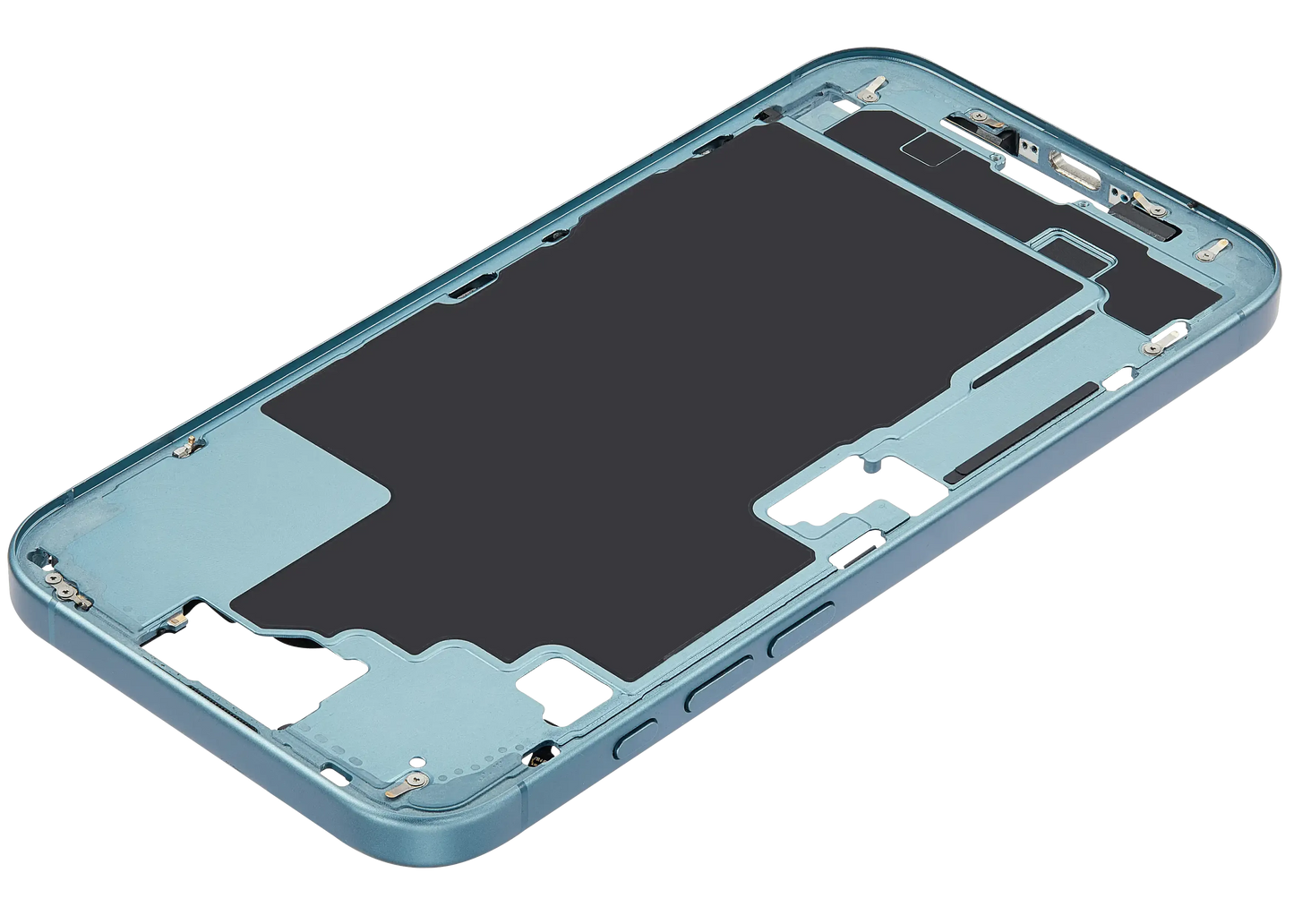 Mid-Frame Housing W/ Small Parts For iPhone 16 Plus (US Version) (Pull) (Teal)
