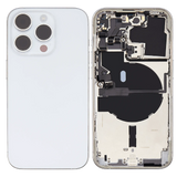 Back Housing W/ Small Parts For iPhone 14 Pro (US Version) (Pull) (Silver)