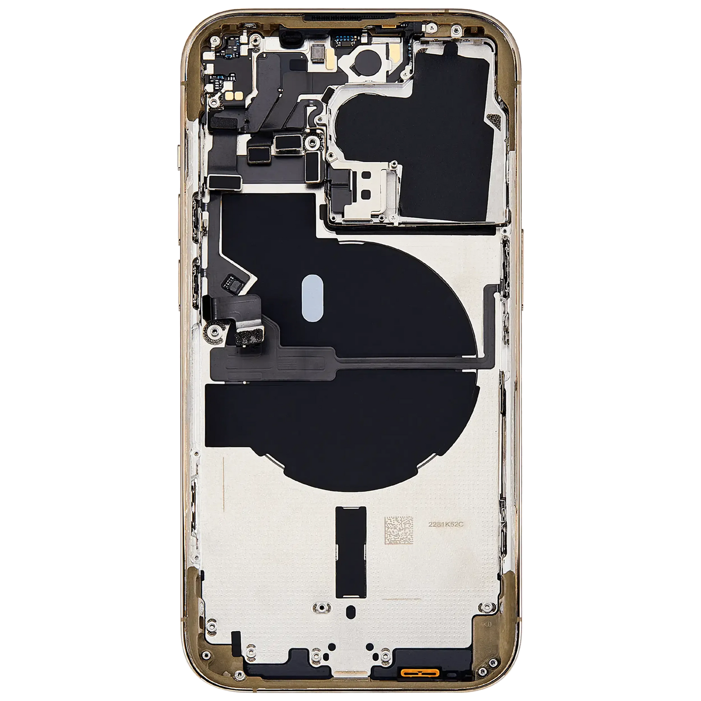 Back Housing W/ Small Parts For iPhone 14 Pro (US Version) (Pull) (Gold)