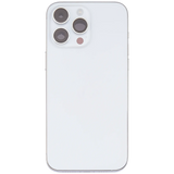Back Housing W/ Small Parts For iPhone 14 Pro Max (US Version) (Pull) (Silver)