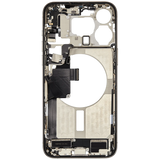 Mid-Frame Housing W/ Charging Port Flex & Small Parts For iPhone 15 Pro Max (Pull) (Natural Titanium)