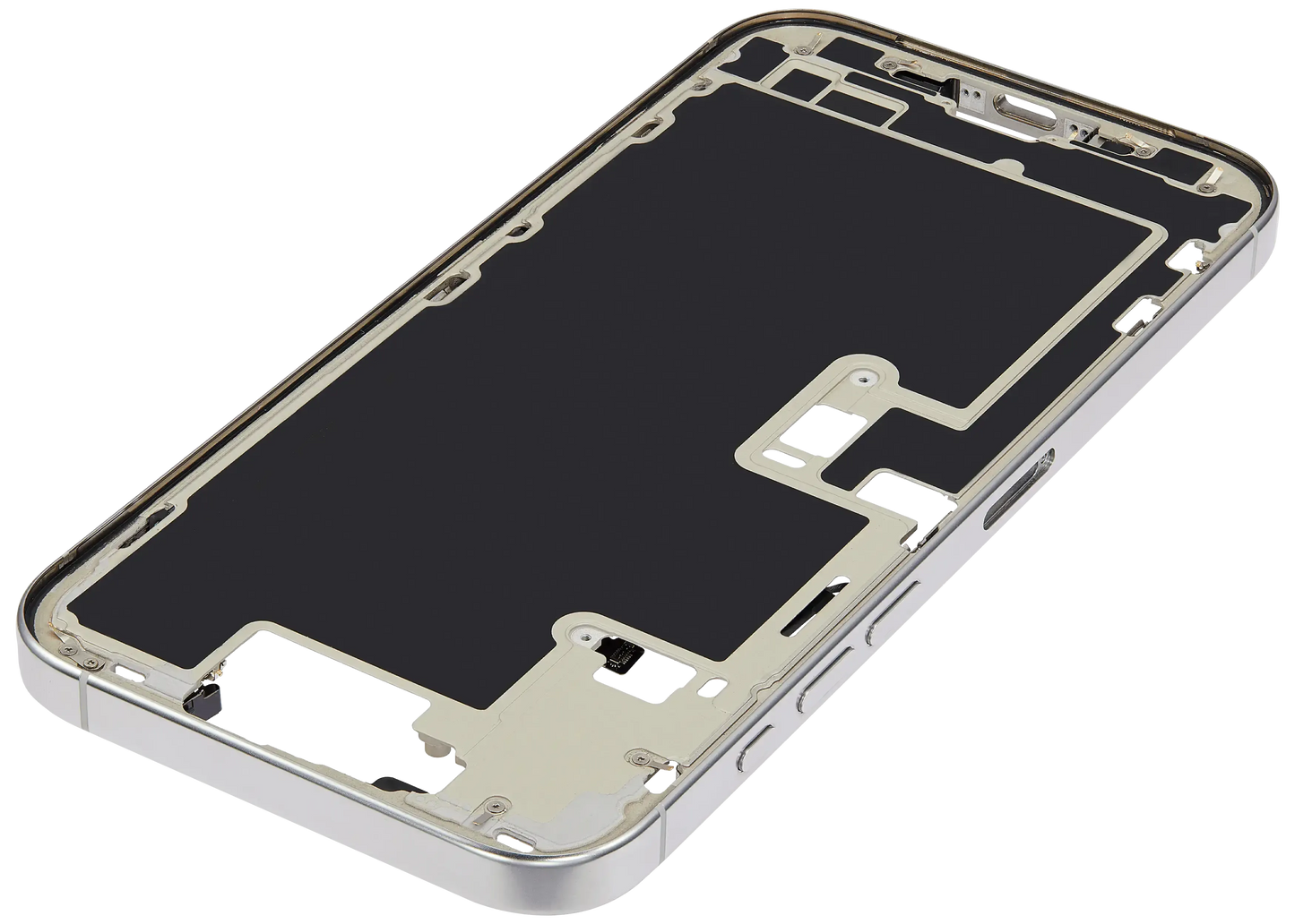 Mid-Frame Housing W/ Small Parts For iPhone 16 Pro Max (EU / Global Version) (Pull) (White Titanium)