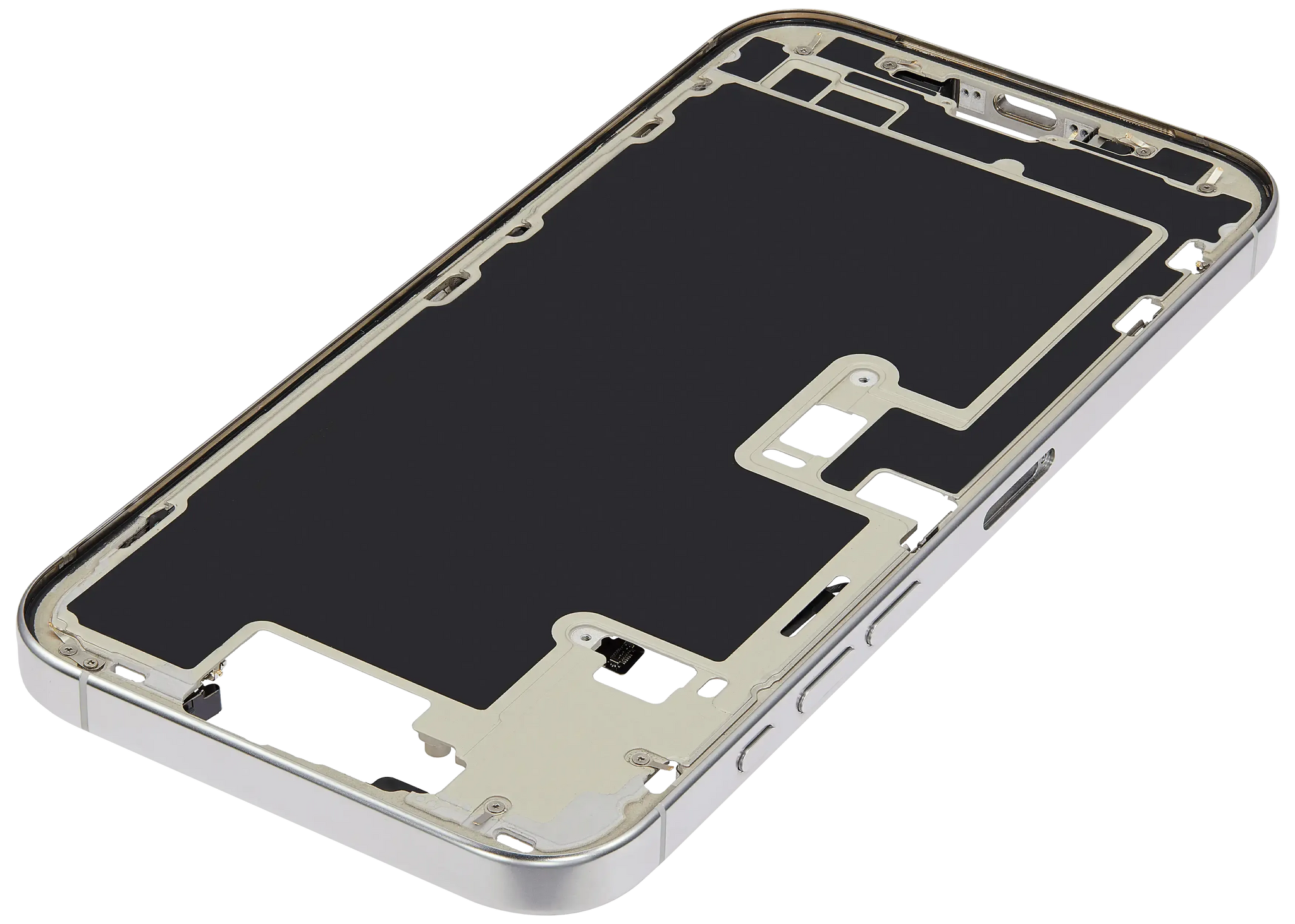 Mid-Frame Housing W/ Small Parts For iPhone 16 Pro Max (EU / Global Version) (Pull) (White Titanium)